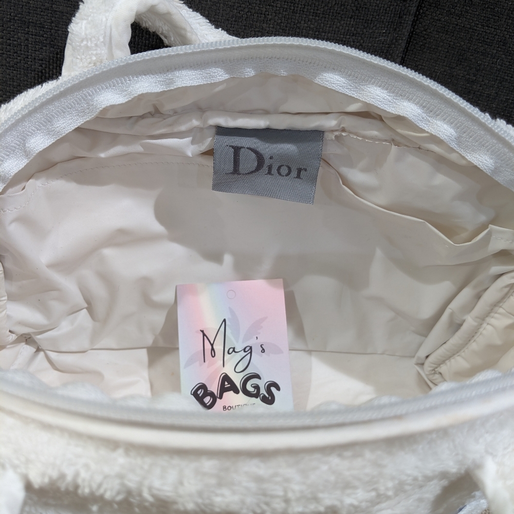 J'ADORE DIOR Terry Embroidered Tote Bag - Picture 5 of 6